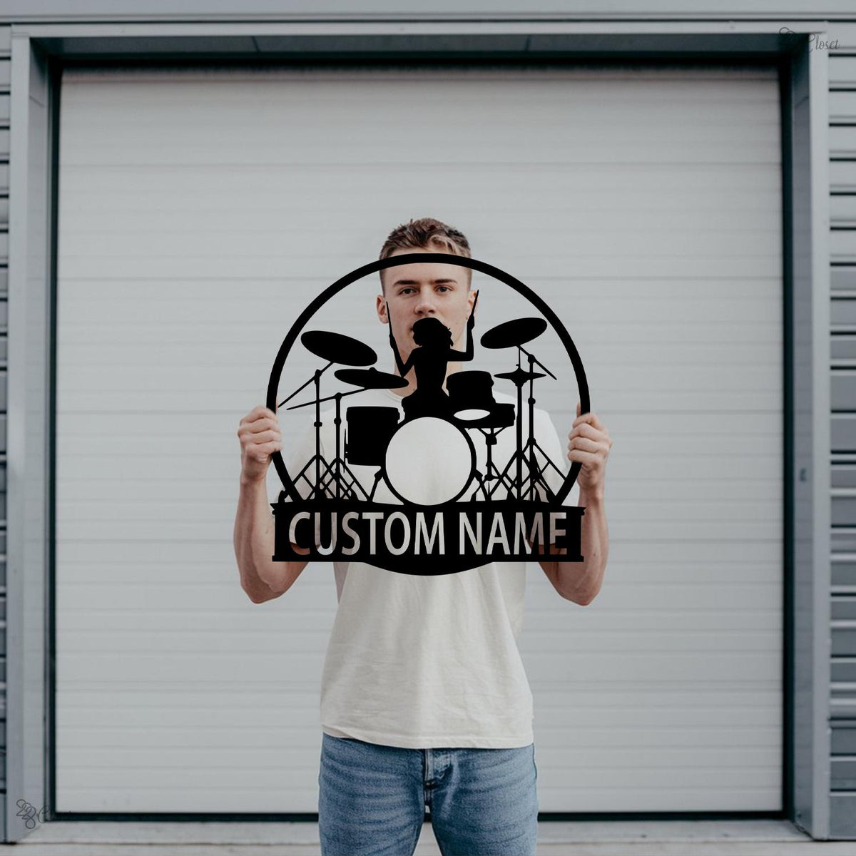Custom Girl Drummer Metal Sign Wall, Drum Metal, Music Room Decor, Female Drummer Sign, Band Room Decor, Female Drummer Sign, Musician gift