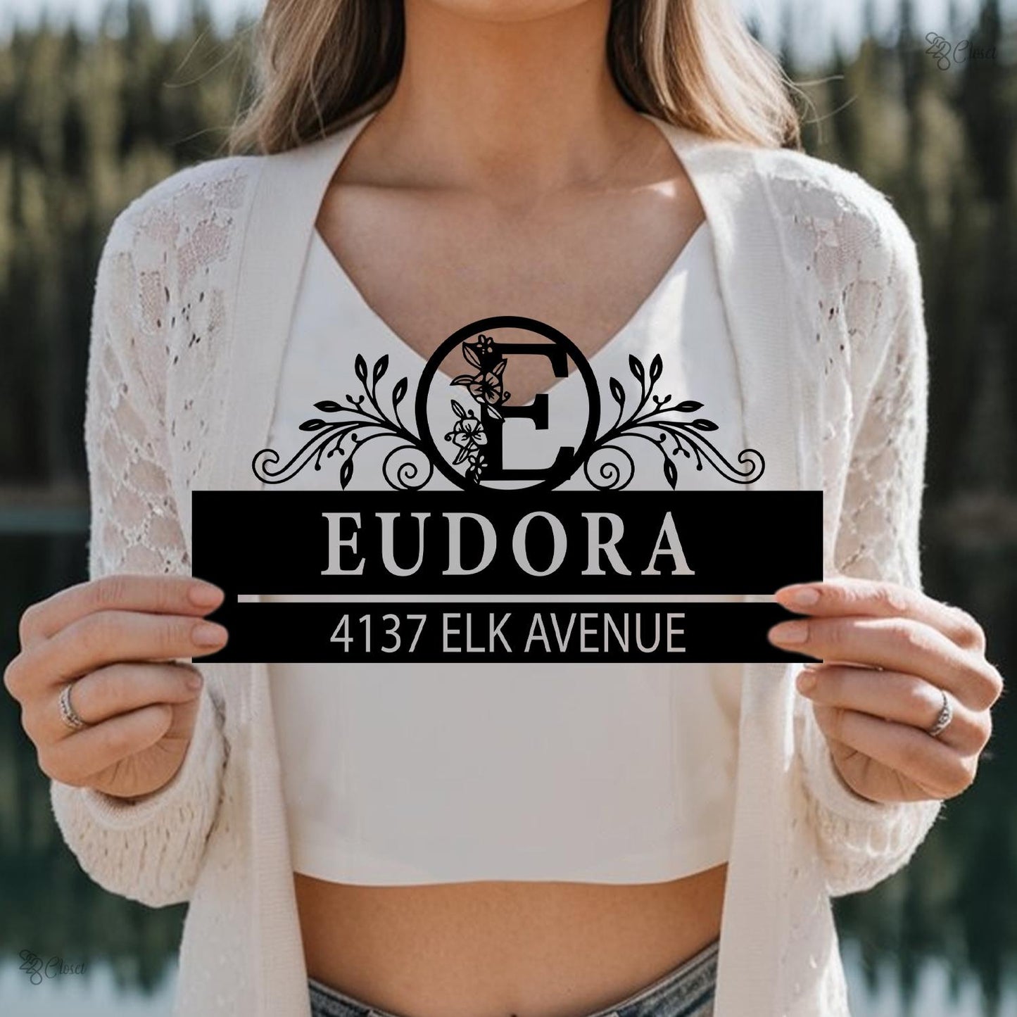 Custom Address Sign, House Number Wall Sign, Metal Address Wall, Housewarming gift, Gift for family, Modern address sign, House number decor