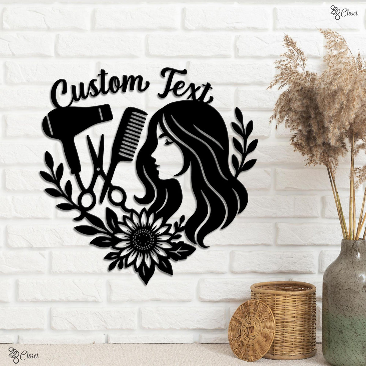 Custom Hair Salon Decor, Personalized Hair Dresser Metal Sign, Hair Salon Wall Art, Hair Stylist Gifts, Gift For Hair Stylist, Gift for her