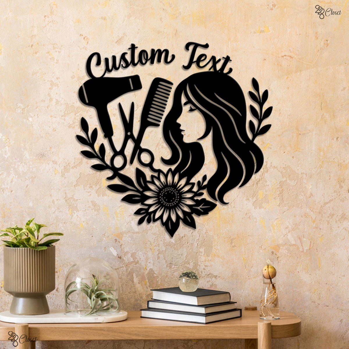 Custom Hair Salon Decor, Personalized Hair Dresser Metal Sign, Hair Salon Wall Art, Hair Stylist Gifts, Gift For Hair Stylist, Gift for her